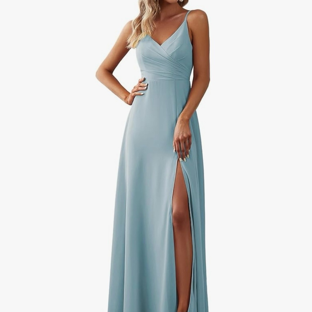 Bridesmaid press- A line maxi dress